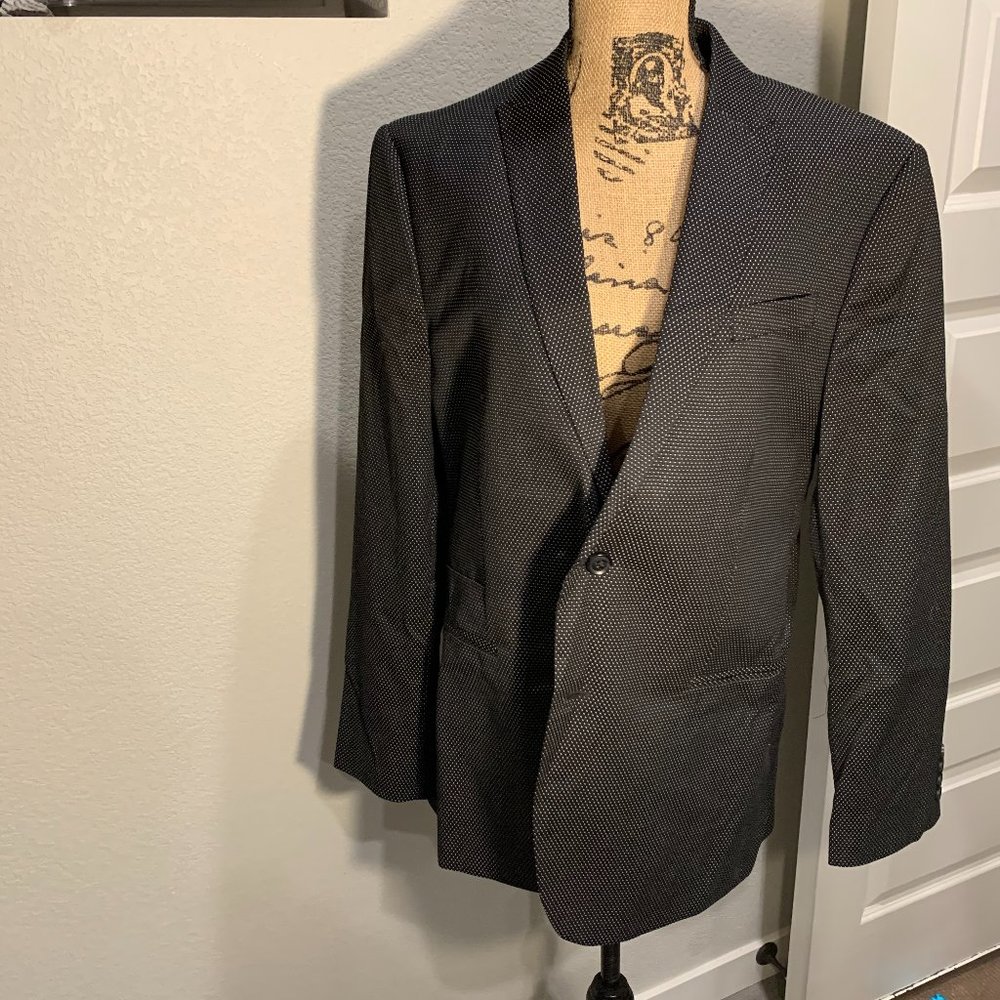 Black Suits With Small White Dots For Men